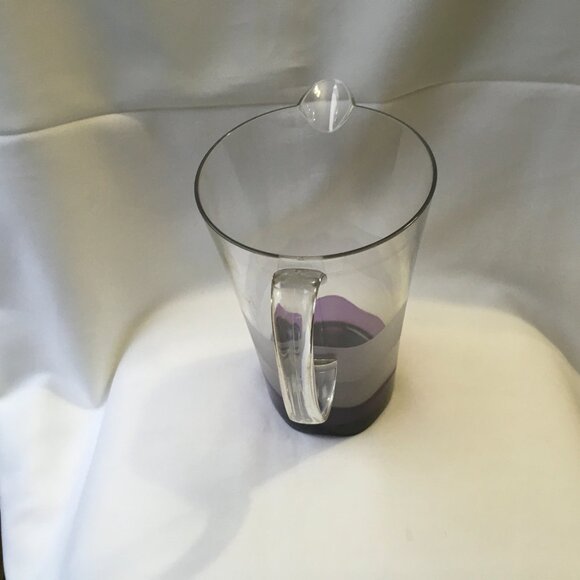 Vintage Tupperware Acrylic Sheerly Elegant Pitcher Jewel Tone RV Patio Camping - Picture 5 of 5